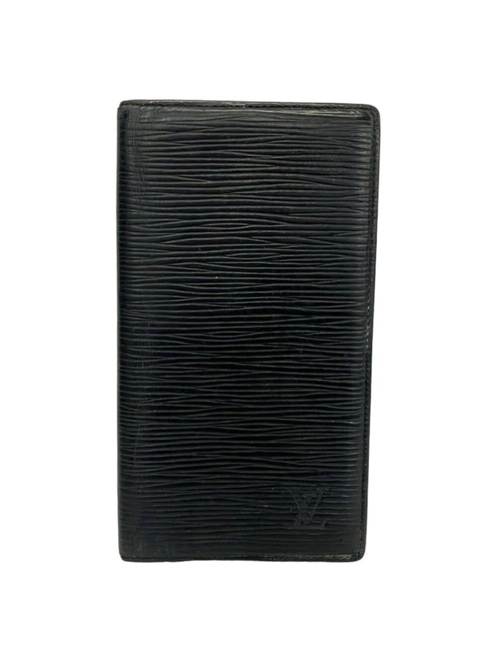 Louis Vuitton Agenda Epi Poche Noir Leather